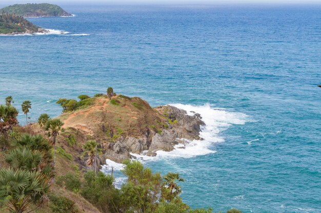 Premium Photo | Phromthep cape sea view in phuket island, thailand