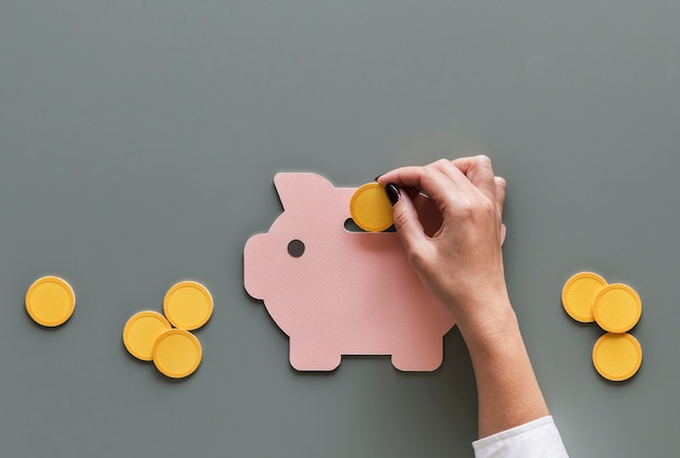 Piggy bank future money savings investment Premium Photo