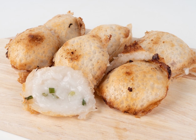 Premium Photo Pile Of Kind Of Thai Sweetmeat On A Cutting Board