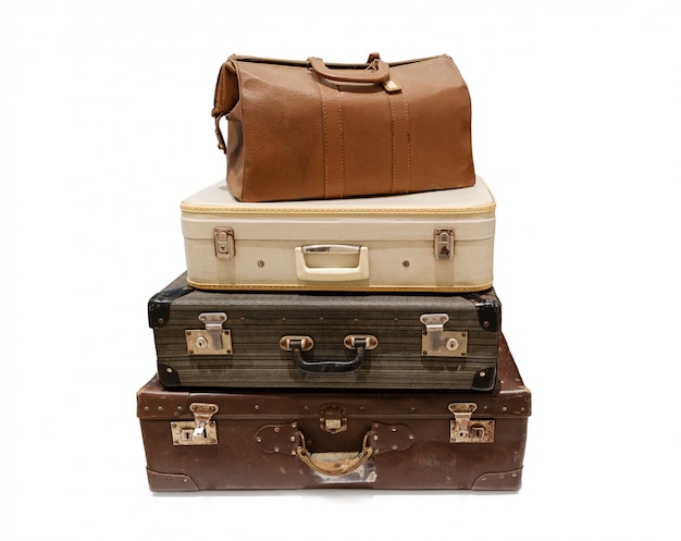 old travel luggage