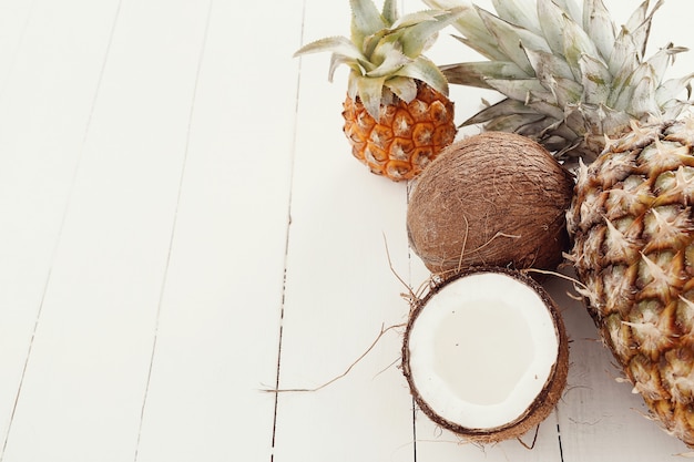 happy pineapple coconut milk
