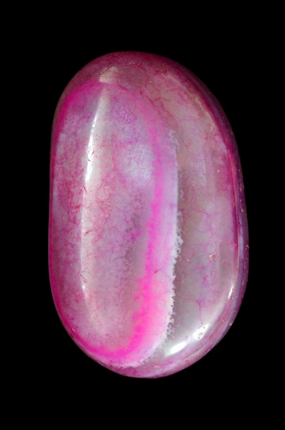 Premium Photo | Pink agate stone