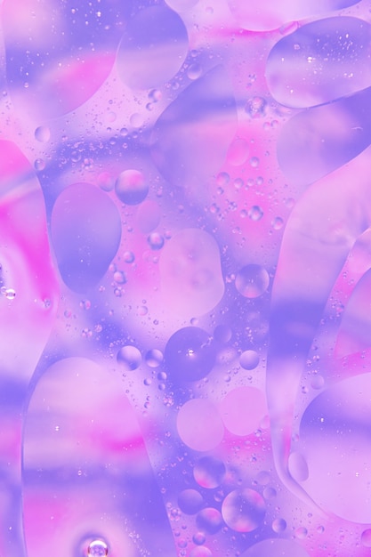 ピンクと紫の泡のパターンの背景 無料の写真