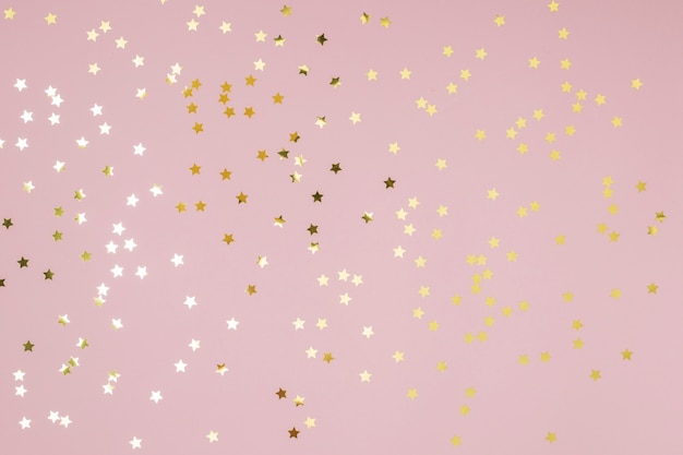 Pink Background With Stars Aesthetic gambar ke 18