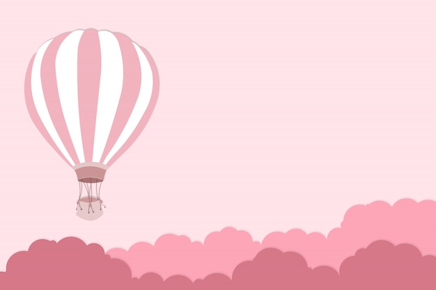 Premium Photo | Pink balloon on pink background - balloon artwork for