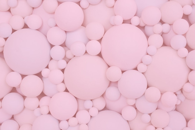 Pink balloons background | Premium Photo