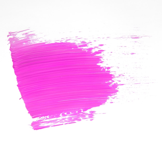 Pink paint smear on white | Free Photo