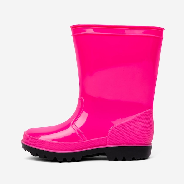 Free Photo | Pink rain boots footwear fashion