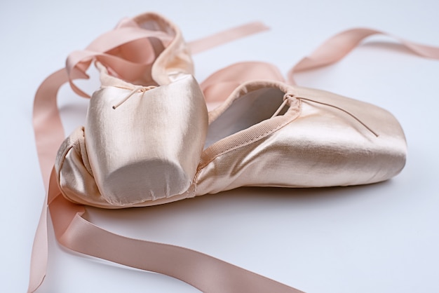 satin ballet shoes