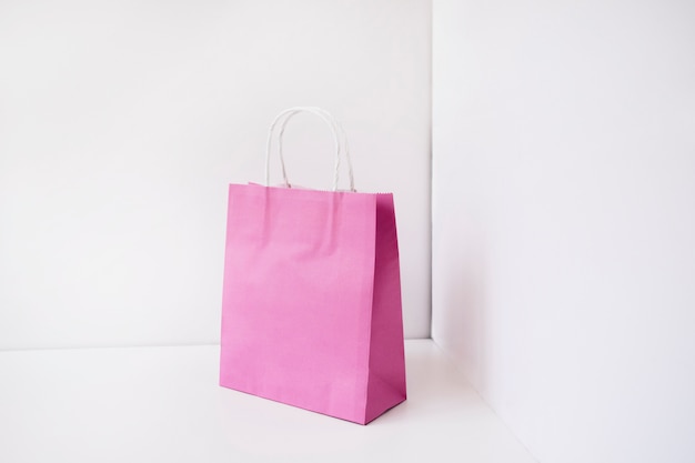 pink grocery bags