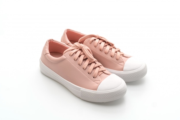 Premium Photo | Pink sneakers shoes