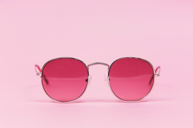 Premium Photo Pink Sunglasses On Pink Background Isolated On Pink Fashion And Style 