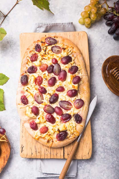 Download Free Pizza Crust With Goat S Cheese And Red Grapes Vegetarian Grain Use our free logo maker to create a logo and build your brand. Put your logo on business cards, promotional products, or your website for brand visibility.