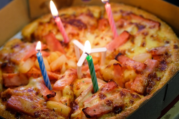 Пицца С Днем Рождения Фото