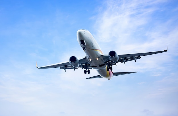 Un avión en pleno vuelo. | Imagen: Freepik