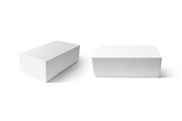 Download Plain white smartphone box mockup set Photo | Premium Download