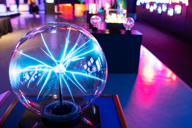 Premium Photo | Plasma Ball In Science Museum