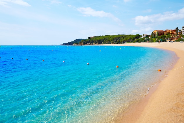 Platja Fenals Beach In Lloret De Mar Costa Brava Photo