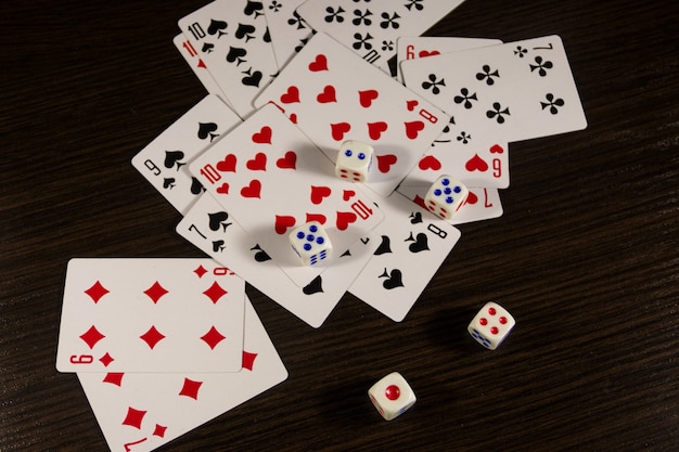 book of card dice table games