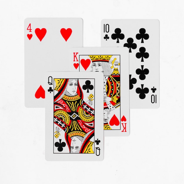 Download Premium Photo | Playing cards full deck and back white ...