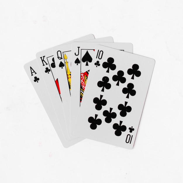 Download Premium Photo | Playing cards full deck and back white background mockup