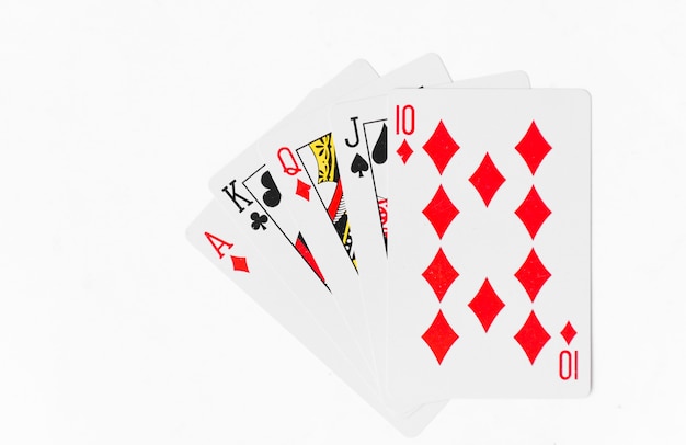 Download Playing cards full deck white background mockup Photo | Premium Download