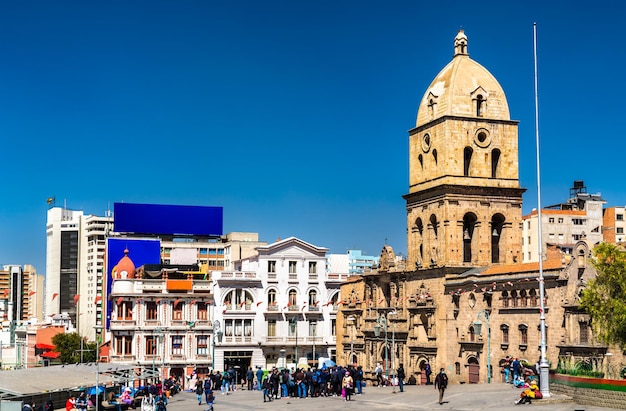 Premium Photo | Plaza san francisco, a major urban square in la paz ...