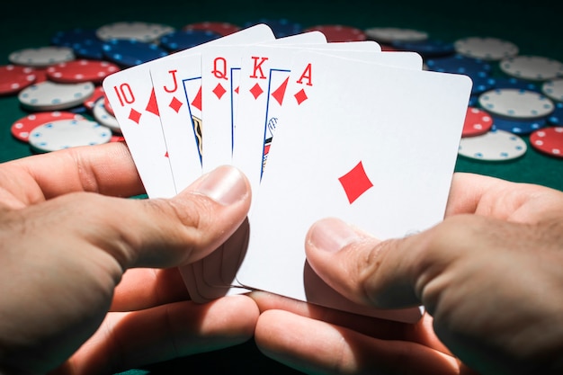 flush poker high card