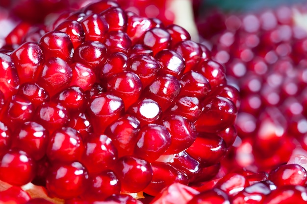 Premium Photo | Pomegranate parts