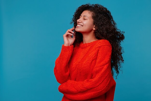 fancy red sweater