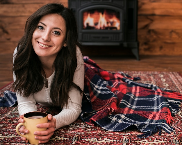 Portrait of beautiful young woman Free Photo