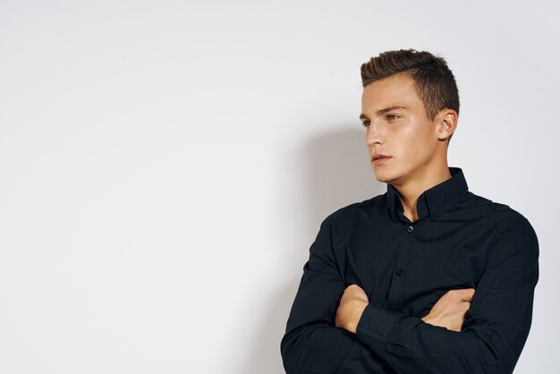 light black shirt