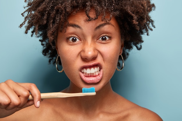 wooden brush for teeth