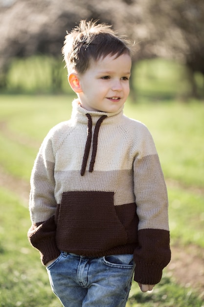 boys knitted cardigan