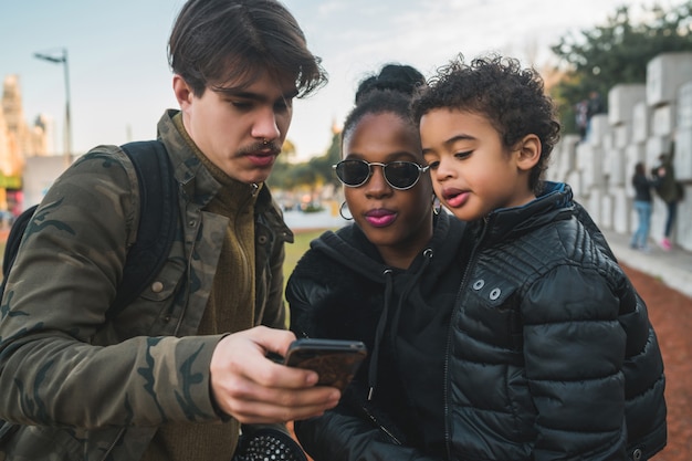 Free Photo | Portrait of lovely mixed race ethnic family having fun