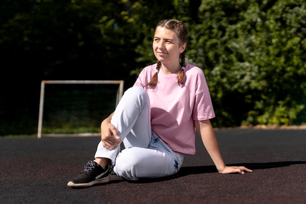 Free Photo Portrait Of Pretty Confident Girl