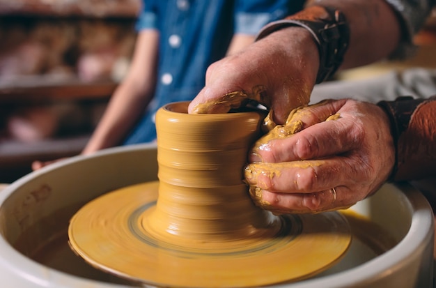 pottery clay modelling