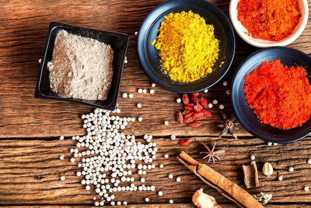 Premium Photo | Powder spices