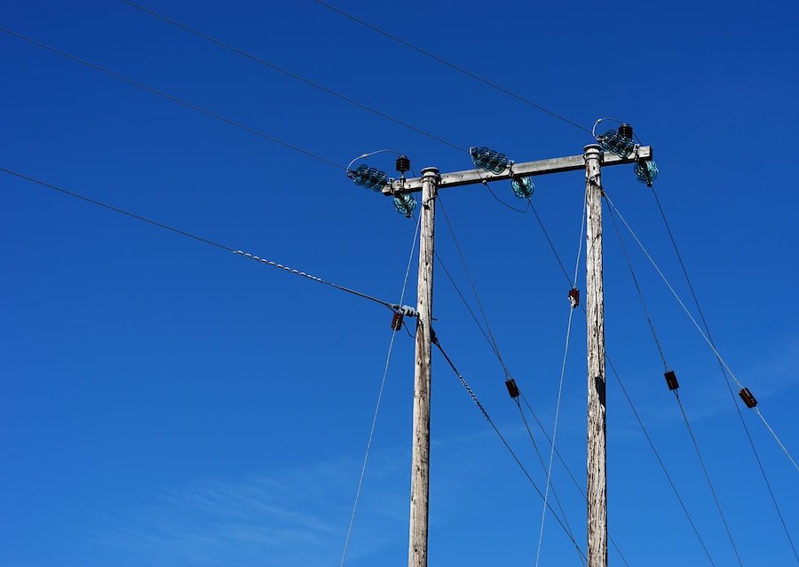 Premium Photo | Power line in norway background hd