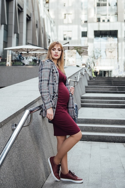 burgundy dress and jacket