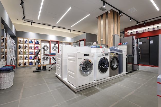 Premium Photo | Premium home appliance store interior