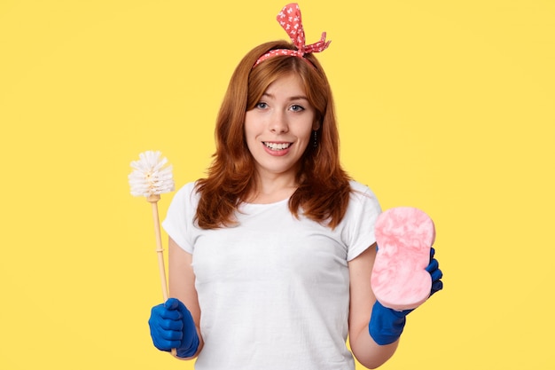 pretty rubber gloves