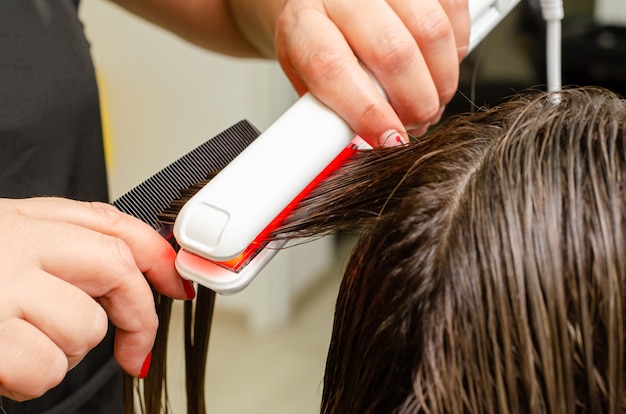 ultrasonic iron hair treatment