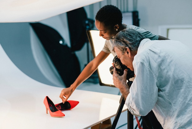 Premium Photo | Product photography shoot of shoes