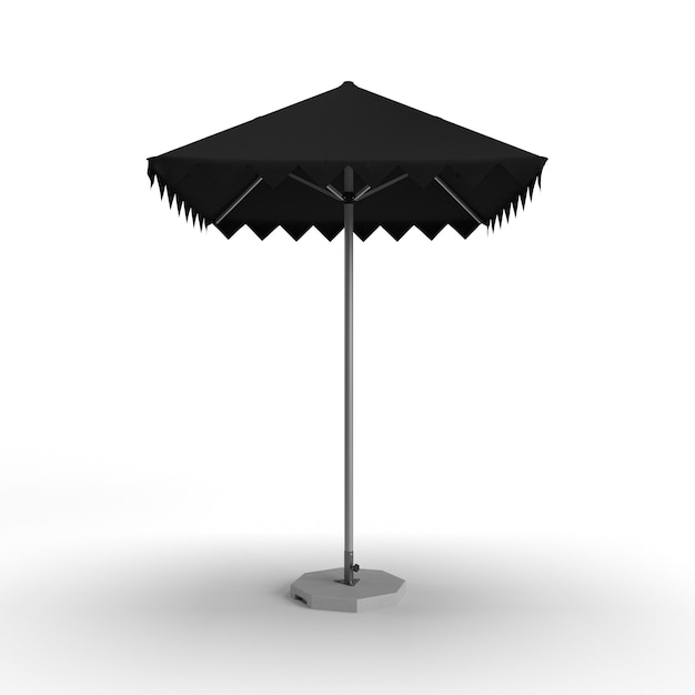 Premium Photo | Promotional square outdoor garden umbrella parasol mock