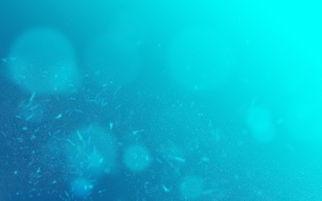 純粋な海の水の波 キラキラヴィンテージライトの背景 焦点がぼけたボケ効果 背景 広告やデザインの壁紙 デバイス コピースペース 魔法のきらめき プレミアム写真