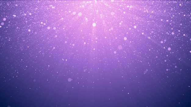 キラキラと紫のキラキラ背景 プレミアム写真