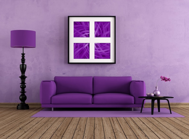Living Room Wall Colors Rose And Purple