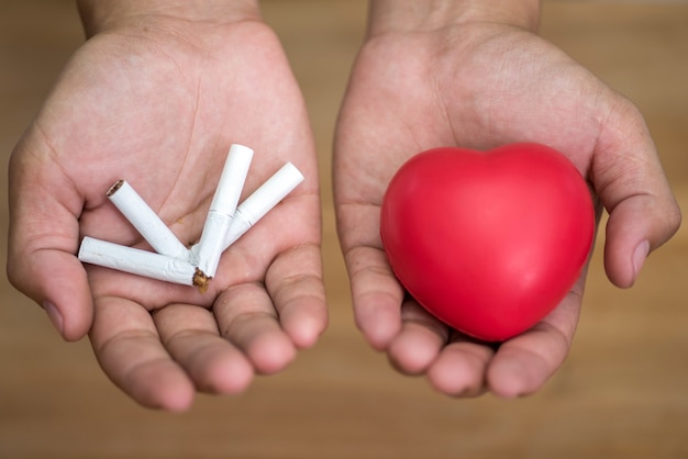 Premium Photo Quit Smoking Keeps Your Heart Healthy