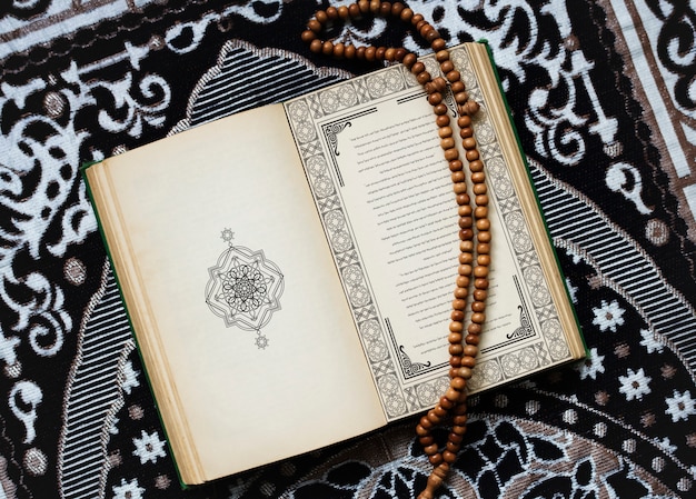 premium-photo-the-quran-the-central-religious-text-of-islam